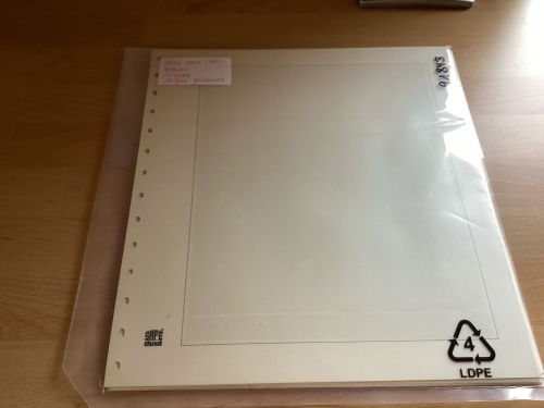SAFE  Einsteckblätter 10 Stück weiß  1 Tasche  gebraucht