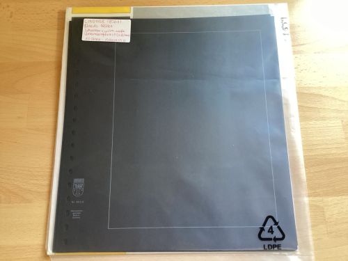 Lindner Blanko- Blätter 802d 18 Ringe 10 Stück NEU