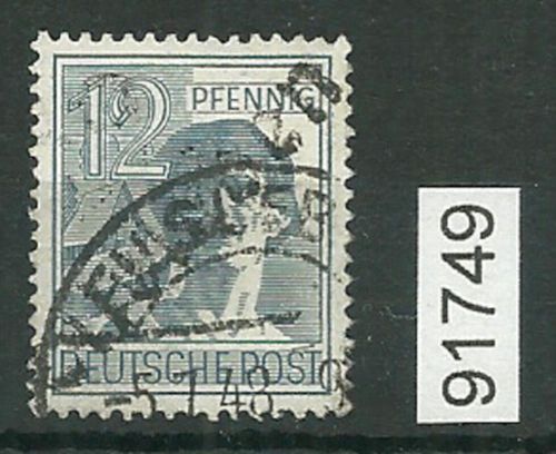 Bezirk 29 nr. 015 Eilsleben ʘ 12 Pf., geprüft BPP