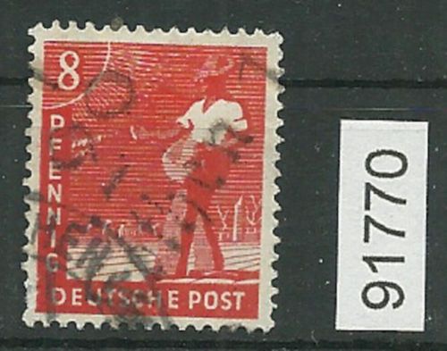 Bezirk 2° nr. 003b Köthen 1 ʘ 8 Pf., Gruppe 6, Mängel, geprüft BPP
