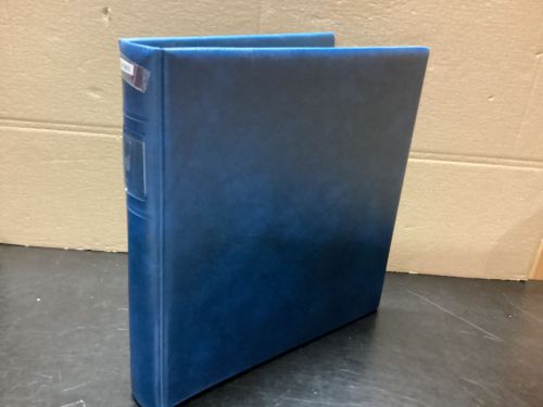 Lindner Ringbinder (18 Ringe) 1 mal gebraucht leer blau