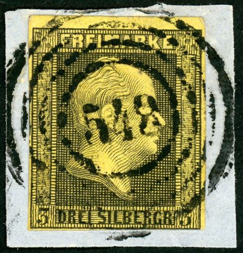 Preussen Nummernstempel 4a Briefstück 548 Grumbach