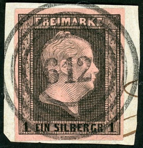 Preussen Nummernstempel 2a Briefstück 612 Hermeskeil