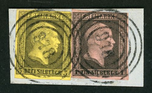 Preussen Nummernstempel 4a,2a Briefstück 978 M