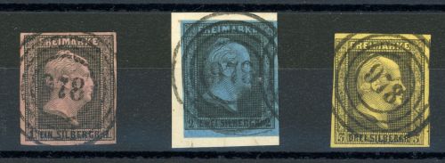 Preussen Nummernstempel 2,3,4 978 M