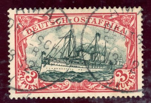 Deutsch-Ostafrika 21b Gestempelt 3 Rupien