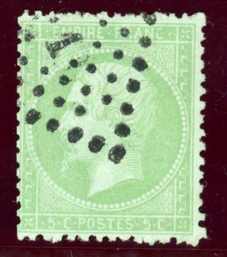 Frankreich 19c Gestempelt 5 C. gr