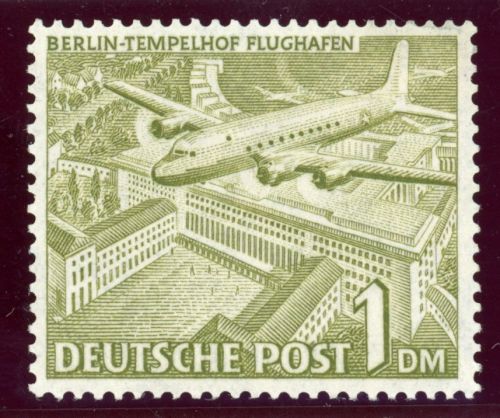 Berlin 57X Postfrisch 1 Mk. fall. Wz., tadellos postfr.
