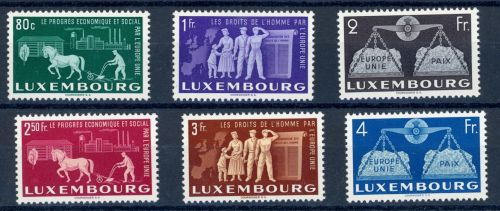 Luxemburg 476,483 Postfrisch Montanunion kpl., tadellos postfrisch