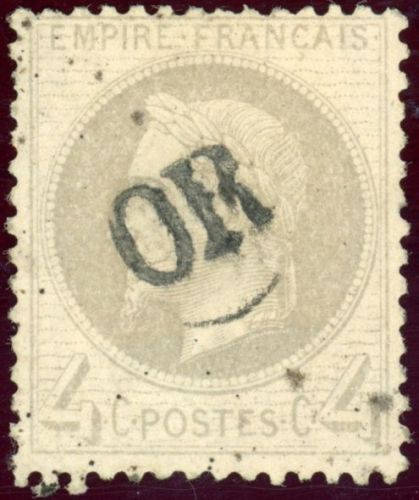 Frankreich 26 Gestempelt 4 C. Napoleon mit zentr. OR