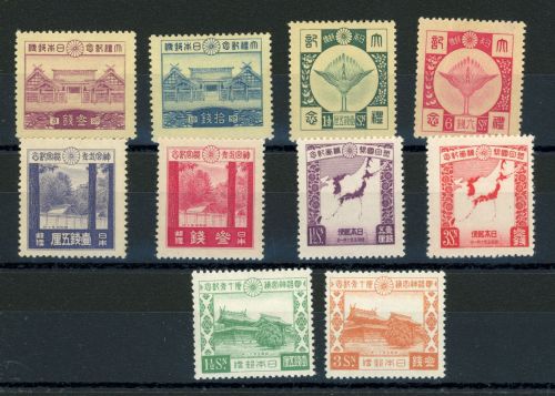 Japan 184-187,193-4,199-202 4 kpl. Ausgaben teils postfrisch