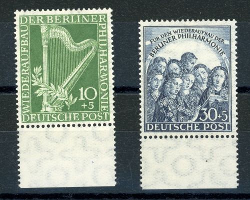Berlin 72,73UR Postfrisch Philharmonie vom UR, tadellos postfr.