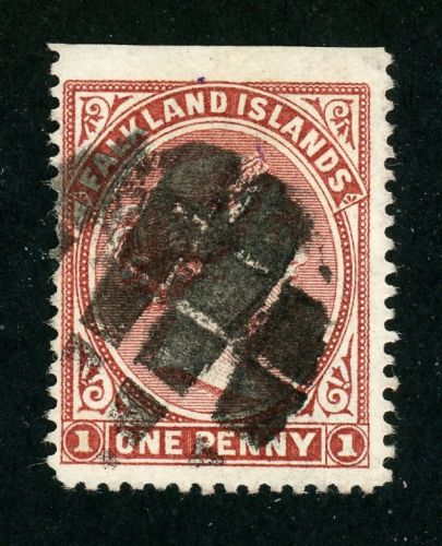 Falklandinseln 5Ya Gestempelt 1 P. lgd. Wz.