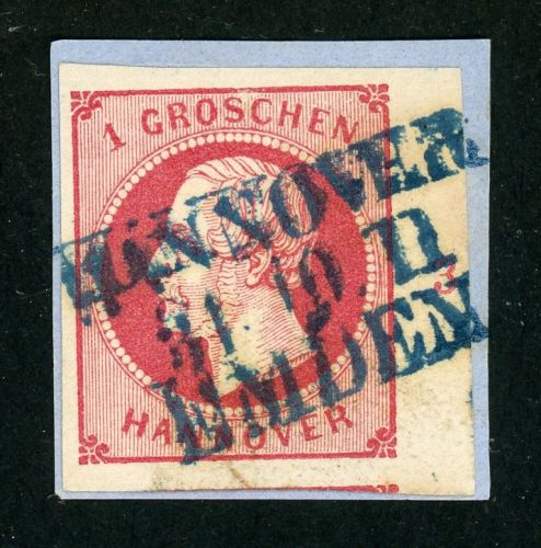Hannover 14a Briefstück 1 Gr. karmin