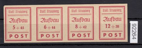 Strausberg, Mich.-Nr.: 34-37 B **   Zdr.