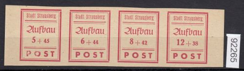 Strausberg, Mich.-Nr.: 34-37 B **   Zdr.