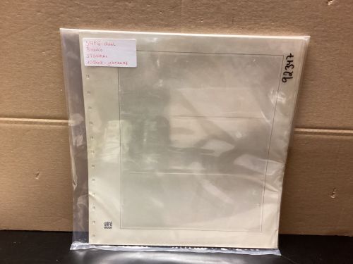 SAFE  Einsteckblätter ( 621) 10 Stück weiß  3 Taschen   gebraucht