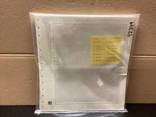 SAFE Dual Blanko Blätter Konvolut  Vatikan 25 Stück    verschieden Taschen gebraucht