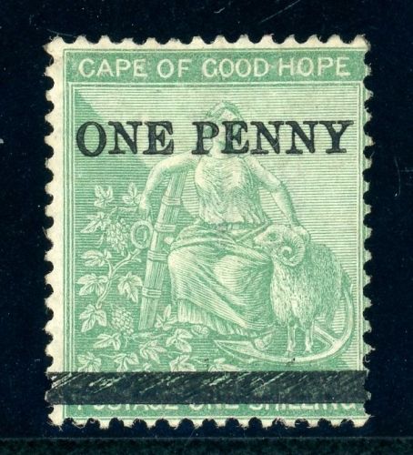 Kap Der Guten Hoffnung 17 Ungebraucht mit Falz One Penny a. 1 Sh. gr