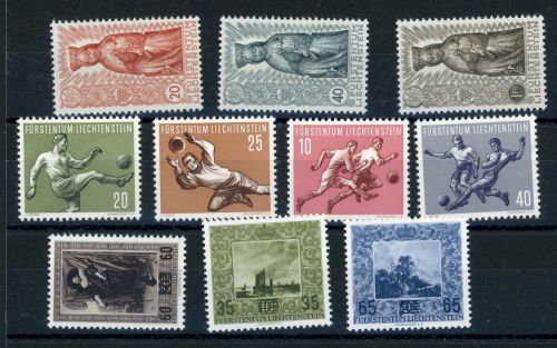 Liechtenstein 322-331 Postfrisch 3 kpl. tadellos postfr. Ausgaben