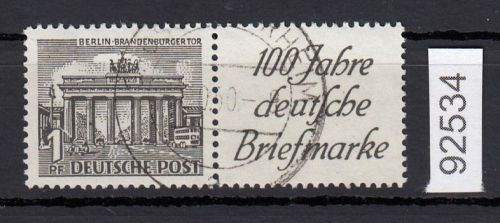 Berlin 1949, Mich.-Nr.: W 03 gestempelt