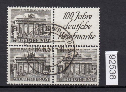 Berlin 1949, Mich.-Nr.: W 01 gestempelt   geprüft