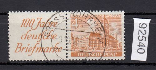 Berlin 1949, Mich.-Nr.: W 05 gestempelt