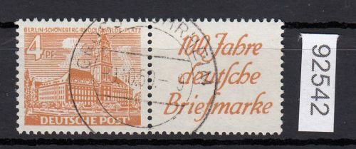 Berlin 1949, Mich.-Nr.: W 07 gestempelt