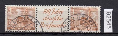 Berlin 1949, Mich.-Nr.: W 08 gestempelt   geprüft