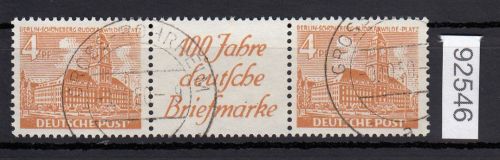 Berlin 1949, Mich.-Nr.: W 08 gestempelt