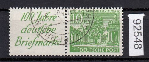 Berlin 1949, Mich.-Nr.: W 09 gestempelt