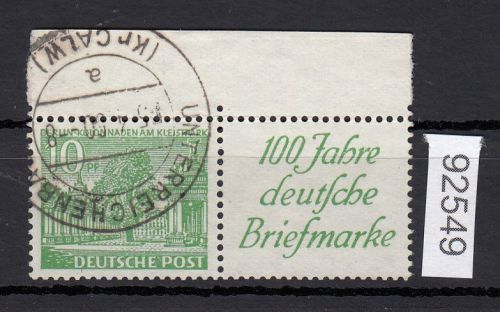 Berlin 1949, Mich.-Nr.: W 09 gestempelt