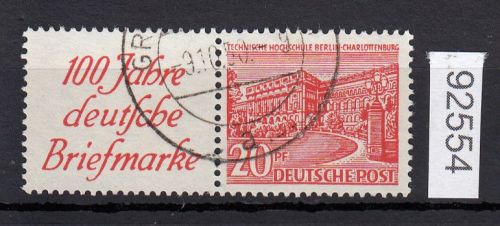Berlin 1949, Mich.-Nr.: W 13 gestempelt