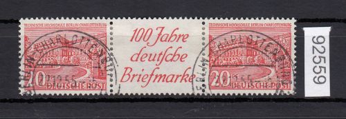 Berlin 1949, Mich.-Nr.: W 16 gestempelt   geprüft