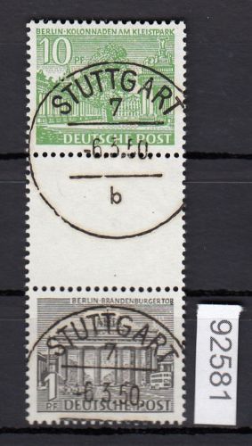 Berlin 1949, Mich.-Nr.:SZ 1 A   gestempelt   Luxus