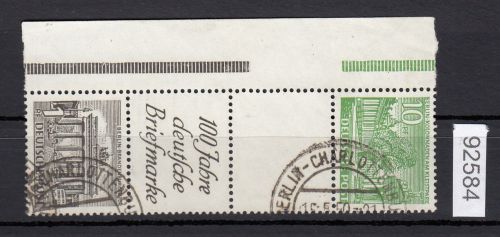 Berlin 1949, Mich.-Nr.:SZ 2 A   gestempelt   Luxus   geprüft    Berlin-Charlottenburg