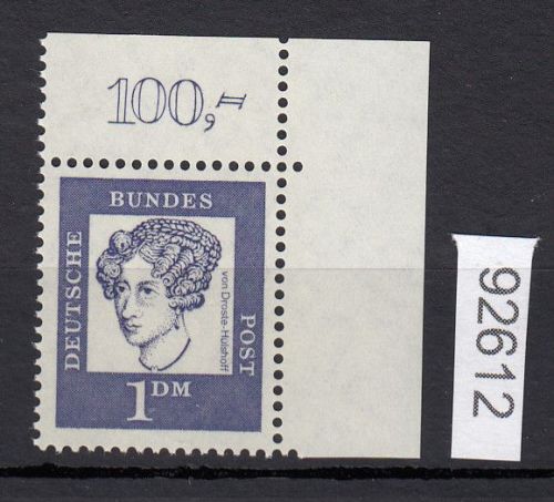 Bund 1961, Mich.-Nr.: 361 y **  Eckrand  RO