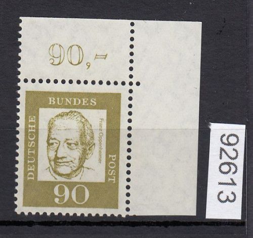 Bund 1961, Mich.-Nr.: 360 y **   Eckrand  RO