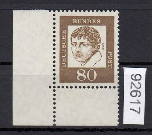 Bund 1961, Mich.-Nr.: 359 y **   Eckrand  LU