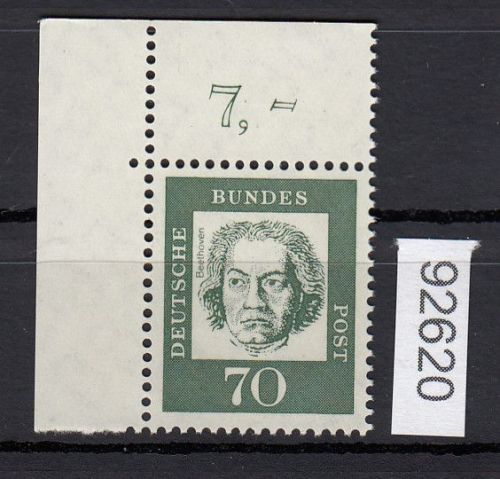 Bund 1961, Mich.-Nr.: 358 a y **   Eckrand  LO