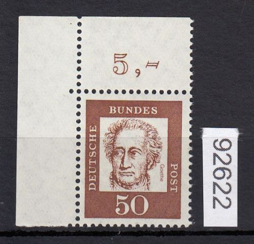 Bund 1961, Mich.-Nr.: 356 y **   Eckrand  LO