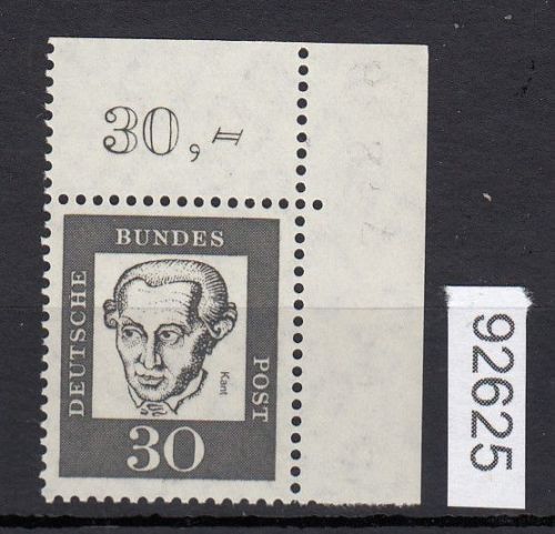 Bund 1961, Mich.-Nr.: 354 y **   Eckrand  RO