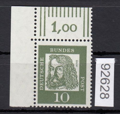 Bund 1961, Mich.-Nr.: 350 y **   Eckrand  LO