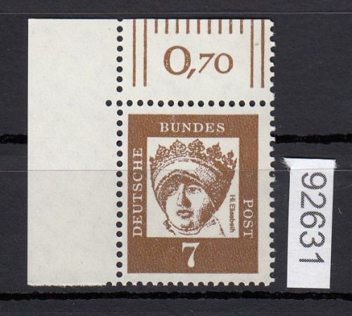 Bund 1961, Mich.-Nr.: 348 y **   Eckrand  LO