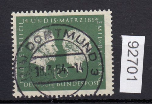 Bund 1954, Mich.-Nr.: 197 LUXUS Zentrisch   Vollstempel