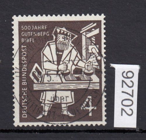 Bund 1954, Mich.-Nr.: 198 LUXUS Zentrisch   Vollstempel