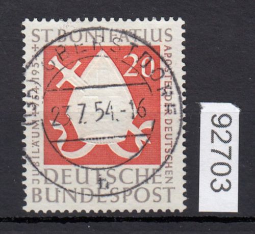 Bund 1954, Mich.-Nr.: 199 LUXUS Zentrisch   Vollstempel