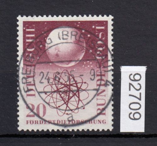 Bund 1955, Mich.-Nr.: 214 LUXUS Zentrisch   Vollstempel
