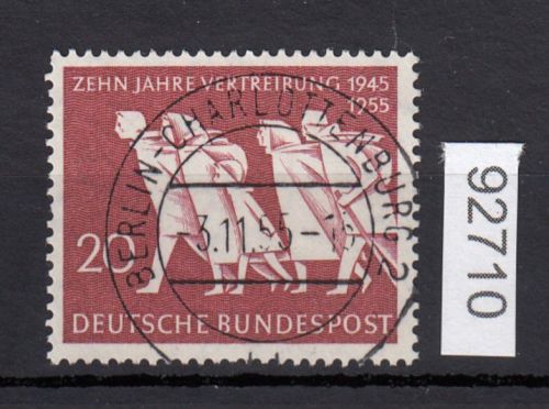 Bund 1955, Mich.-Nr.: 215 LUXUS  Gestempelt Berlin-Charlottenburg   lesen