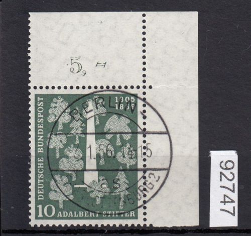 Bund 1955, Mich.-Nr.: 220 LUXUS Gestempelt Berlin Charlottenburg  AS